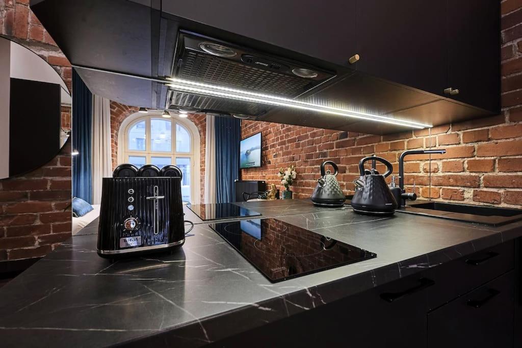 Urban-Glam City Centre Studio With A Gym And Terrace Reval Exterior foto