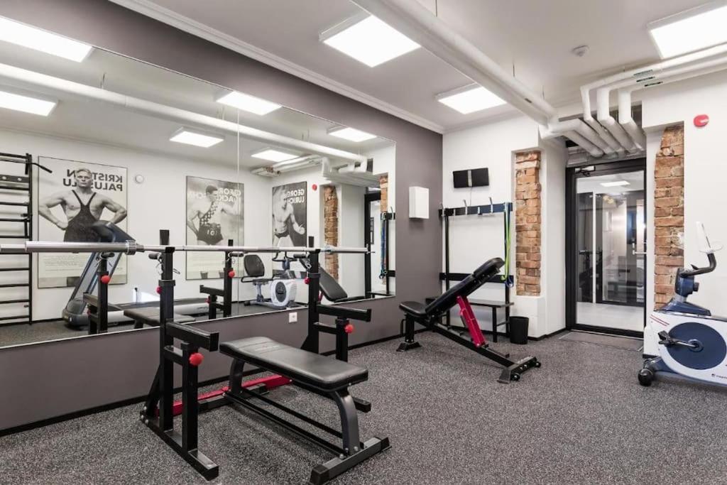 Urban-Glam City Centre Studio With A Gym And Terrace Reval Exterior foto
