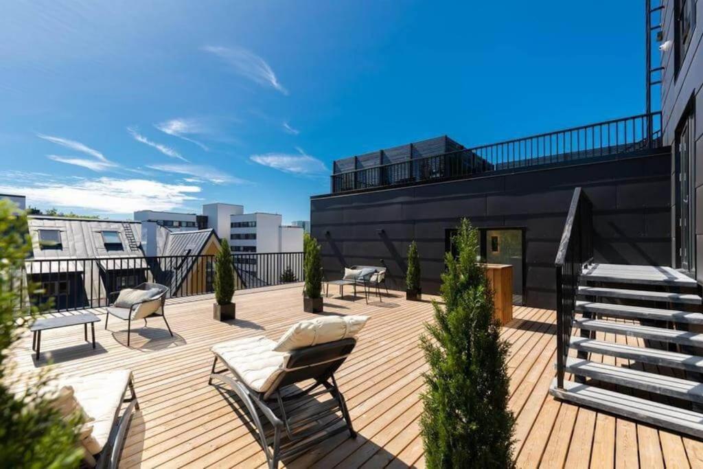 Urban-Glam City Centre Studio With A Gym And Terrace Reval Exterior foto